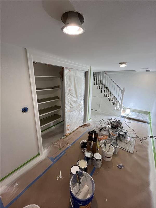 finished basement during repaint Preview Image 6