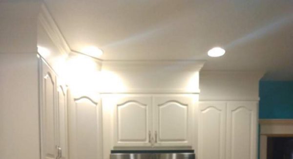 fridge after paint job white