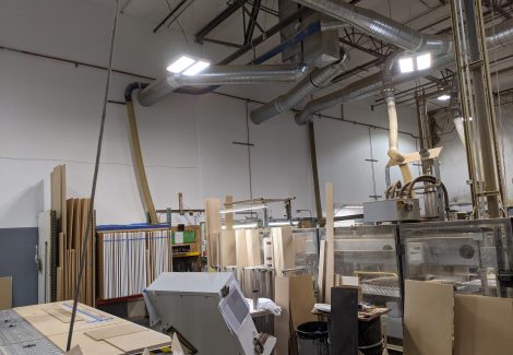 interior warehouse painting