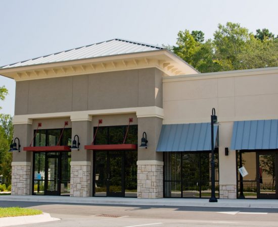 retail storefront exterior painting services