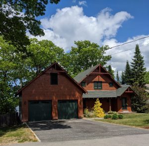 Cabin Painting in Alton Bay, NH