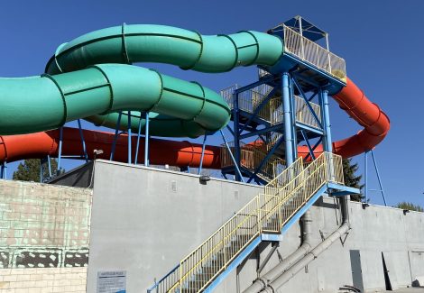Commercial Project | Provo City Rec Center Outdoor Water Slide Tower
