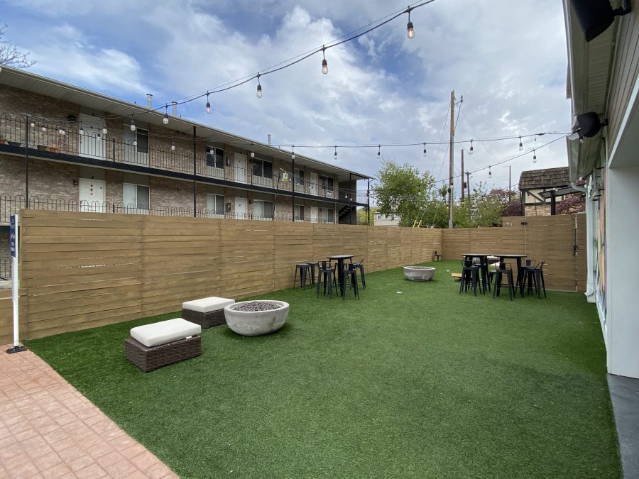 The Hut Exterior Commercial Fence Staining Project Provo, UT Preview Image 1