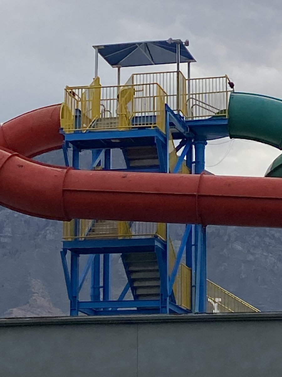 Commercial Project | Provo City Rec Center Outdoor Water Slide Tower Before Preview Image 2