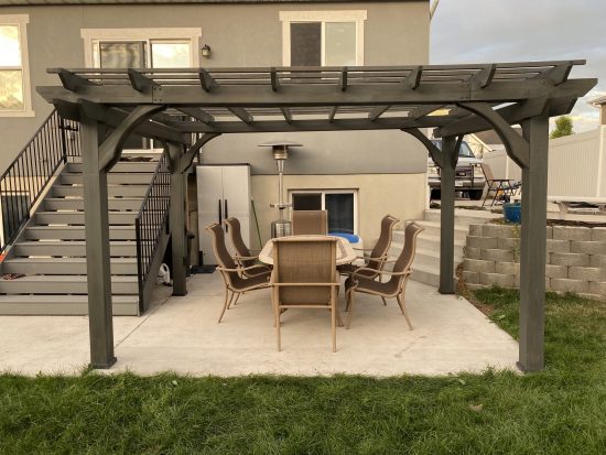 Outdoor Patio Project in Provo, UT
