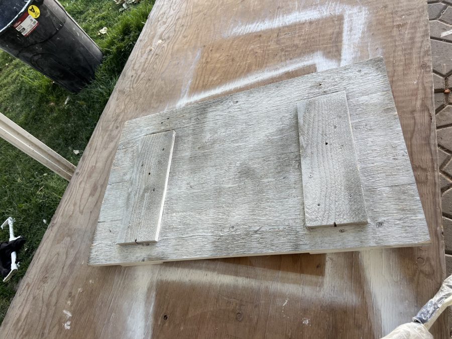 wooden shutter with paint primer Preview Image 5