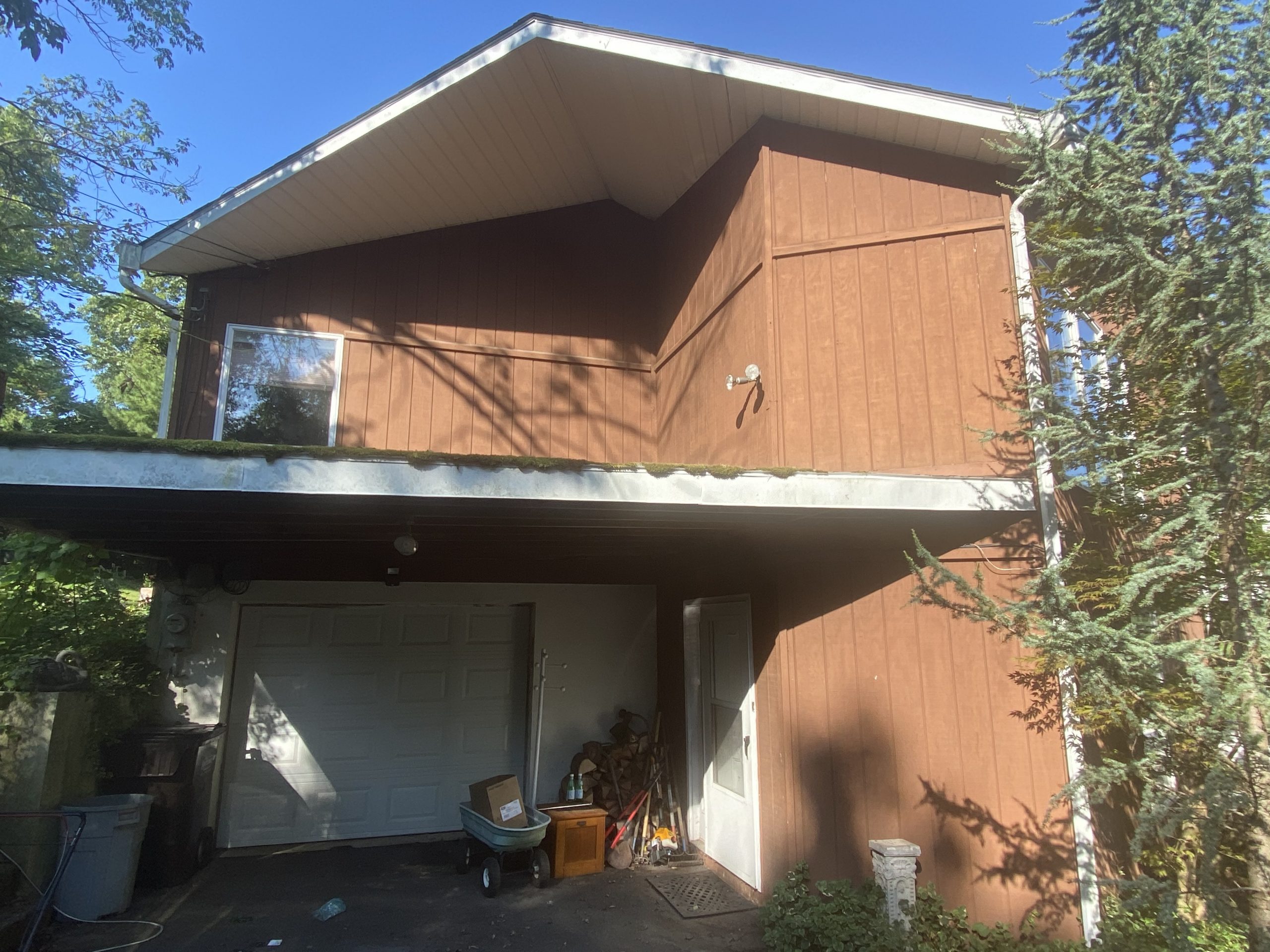 Wood Siding Painting Before