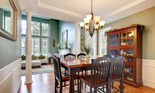 Dining Room after being painted by CertaPro