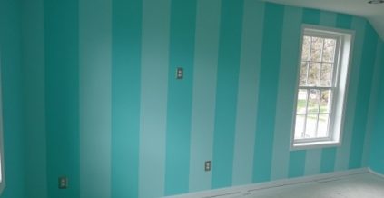 Residential Striped Interior