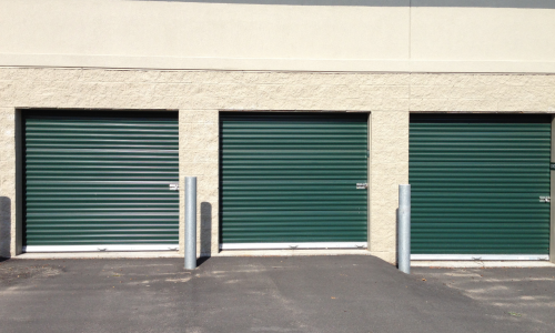 storage facility exterior stock image