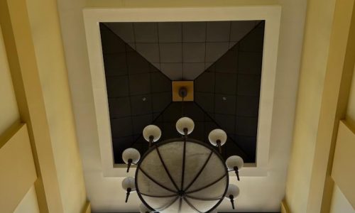 Vaulted Ceiling - Visible Staining