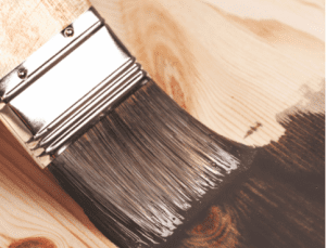 wood paint brush
