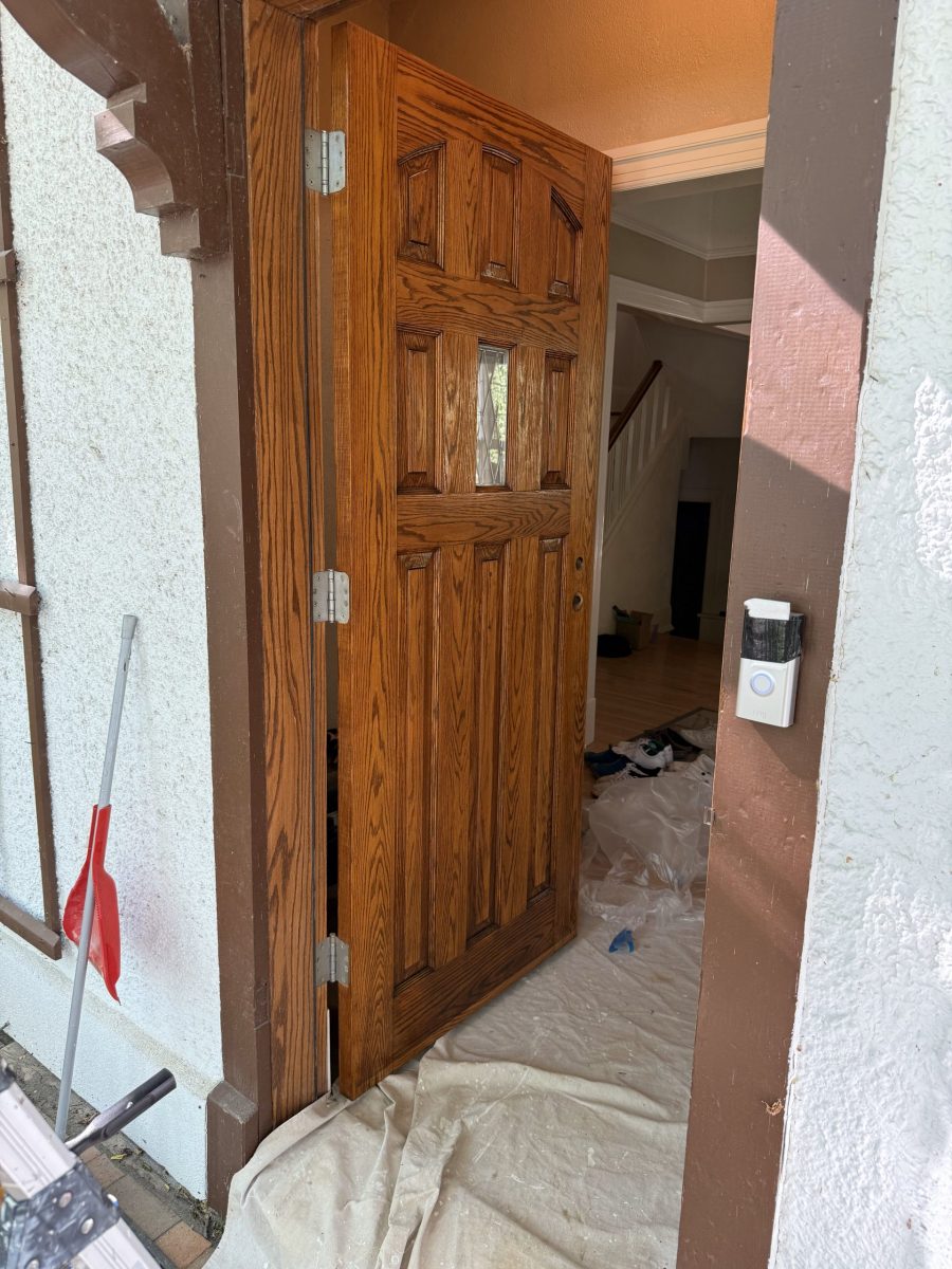 stained front door of house Preview Image 1