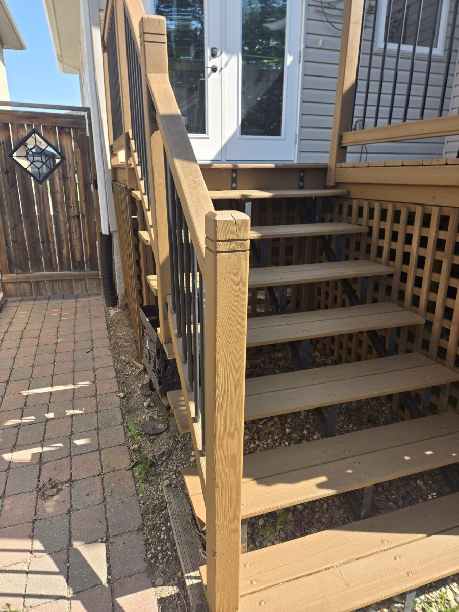 stained wooden deck and steps Preview Image 1