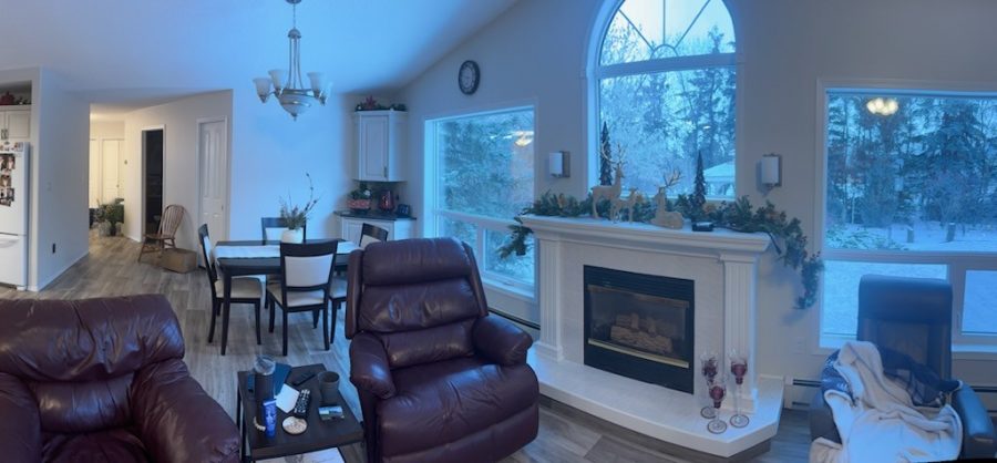 home interior room and kitchen after white repaint Preview Image 3