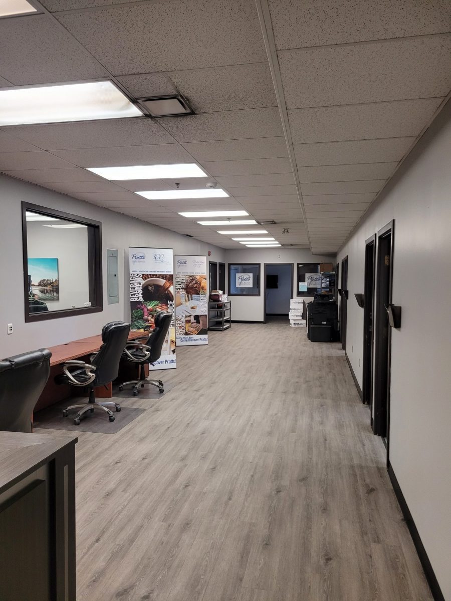 office entryway after floor replacement and painting Preview Image 1