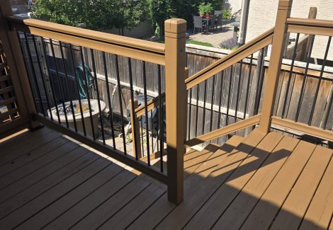 Deck Prep and Stain Project