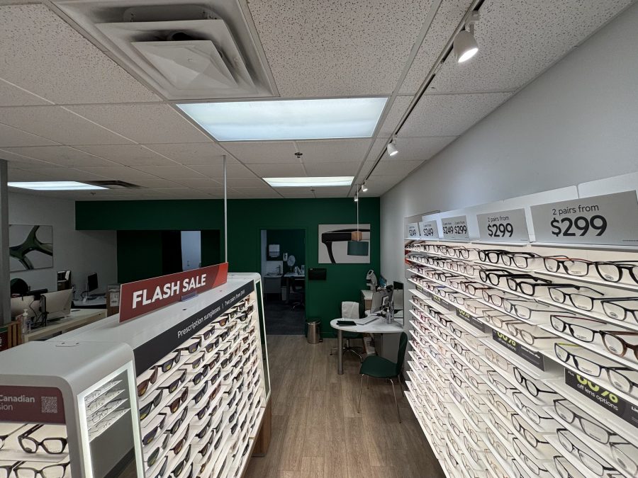 optical retailer space with green wall Preview Image 7