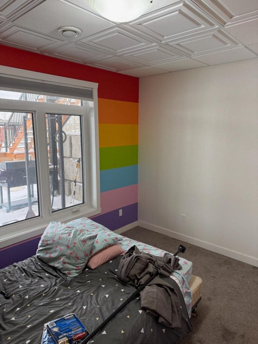 rainbow painted wall Preview Image 1