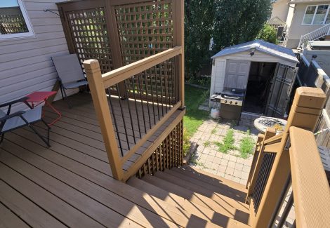 Deck Staining Project