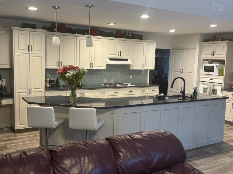 home interior room and kitchen after white repaint Preview Image 1