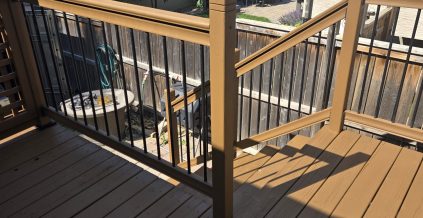 Deck Prep and Stain Project