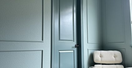 Amazing Blue Interior in Verdi NV.