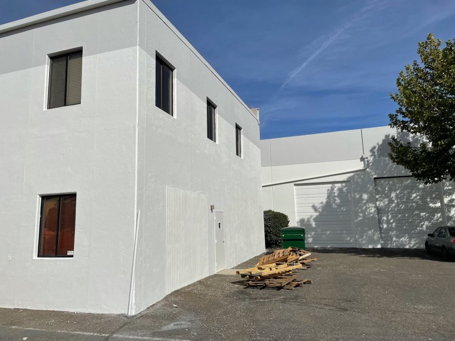 The back of the office building after repainting. Preview Image 4