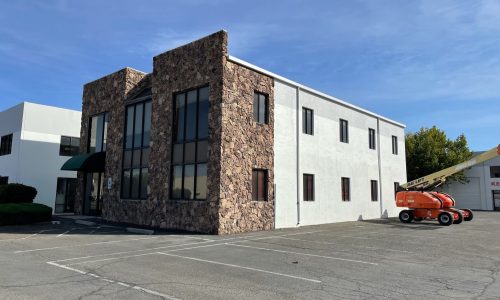Stone Main Entrance and Offices.