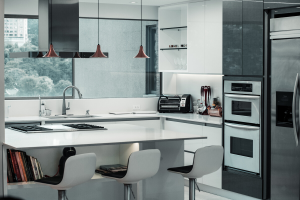 Black and White Kitchen