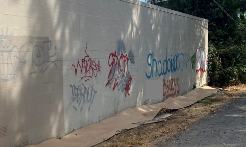 Pre-Restoration With Graffiti