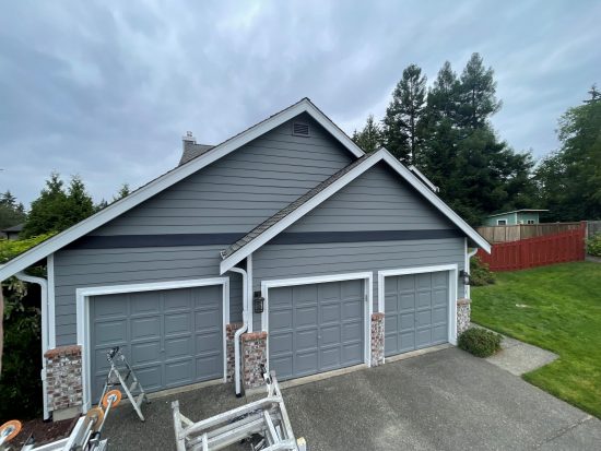 Full Exterior Repaint light gray