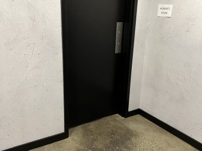 Commercial Bathroom Door Painting