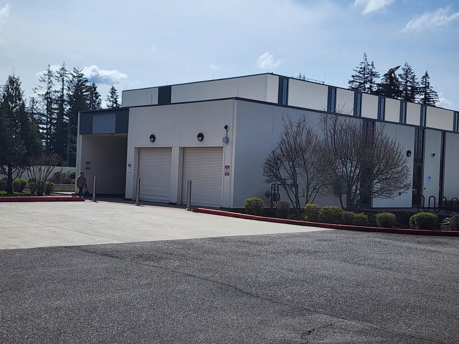 loading dock of repainted medical building Preview Image 1