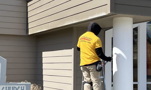 Church Siding Painting