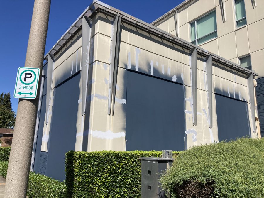 partially painted building exterior Preview Image 5