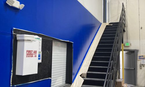 Painting Along Stairwell