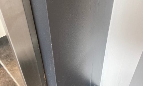 Before Photo of Interior Gray Wall