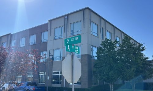 Rear View Of Plaza Building