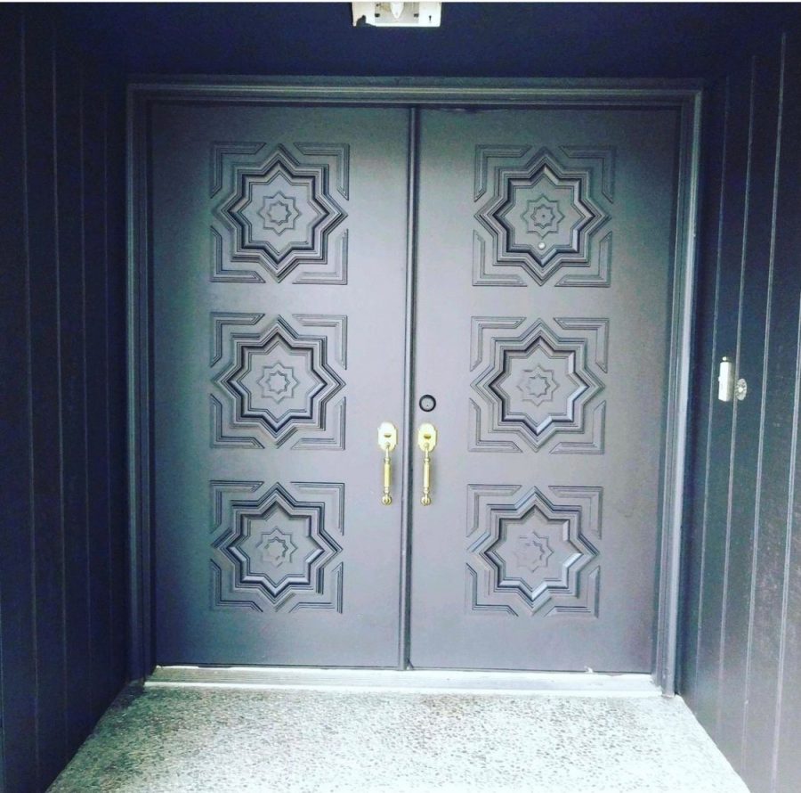 Repainted Beautifully Crafted Double Doors