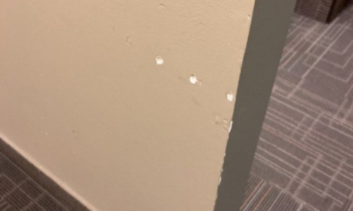 Existing Wall Damage