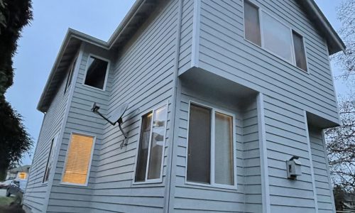 Side View of Exterior Siding