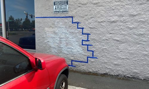 Pre-Restoration of Front Wall Fading