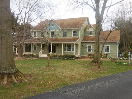 Exterior painting by CertaPro house painters in Reston, VA