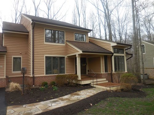 Exterior painting by CertaPro house painters in Reston, VA