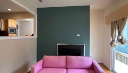 Accent Wall in Living Room