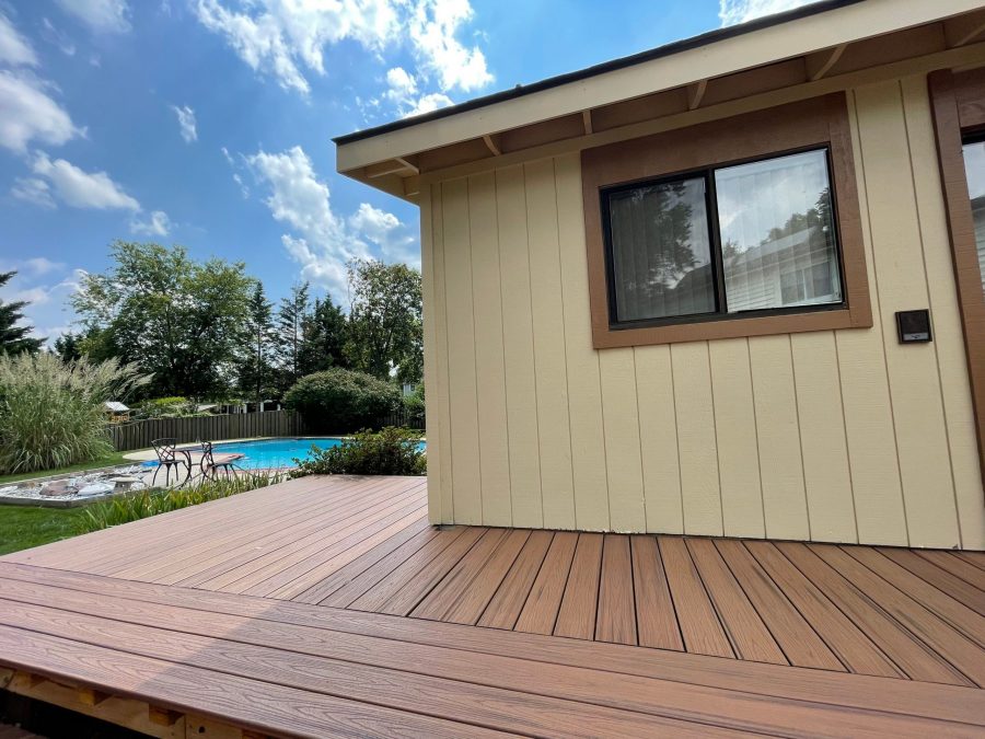 Close Up View of Painted Wood Siding Preview Image 1