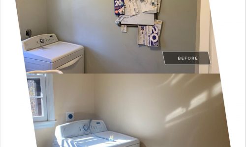 Laundry Room Before & After