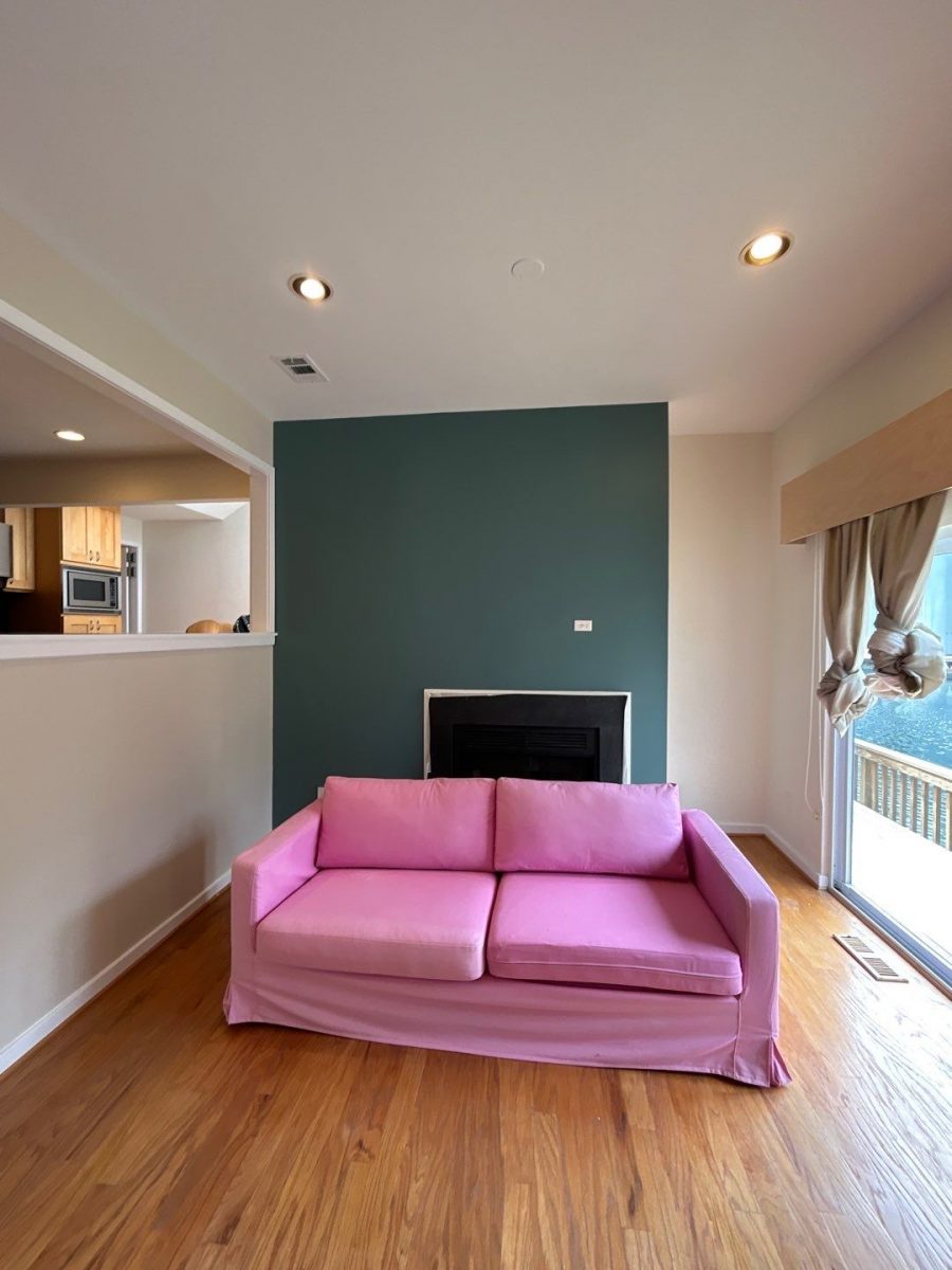 Accent Wall in Living Room