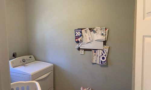 Laundry Room Before Painting